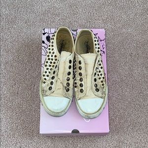 Ed Hardy Slip on Studded Sneakers